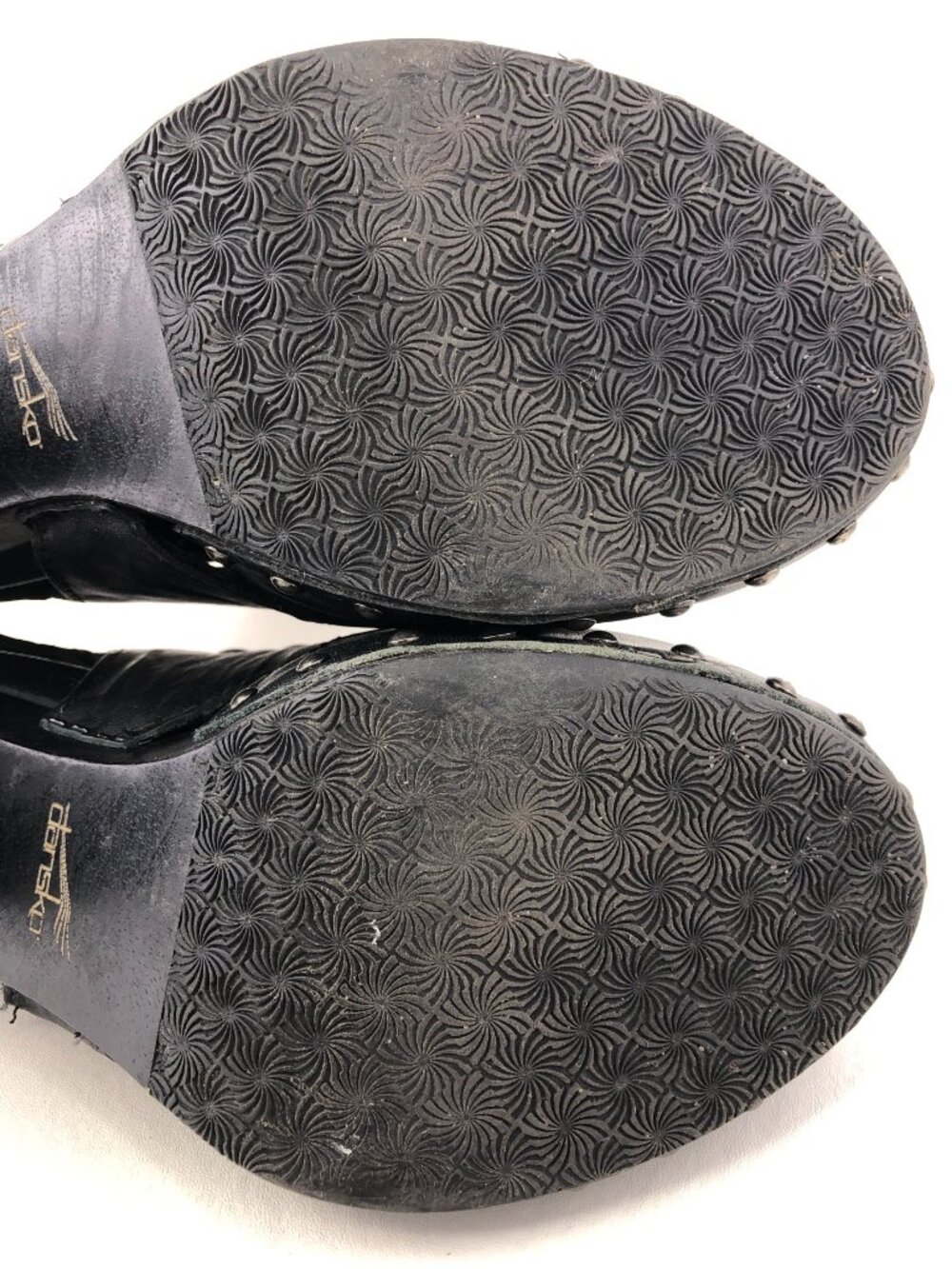 Dansko Ryder Black Full-Grain Leather Studded Clogs EUR 40 - Picture 11 of 15